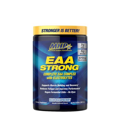 MHP EAA Strong - prášek esenciálních aminokyselin (308 g, Modrá malina)