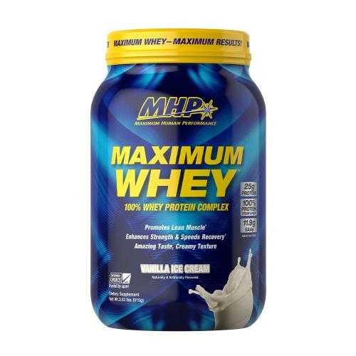MHP Maximum Whey - 100% syrovátkový protein (915 g, Vanilková zmrzlina)