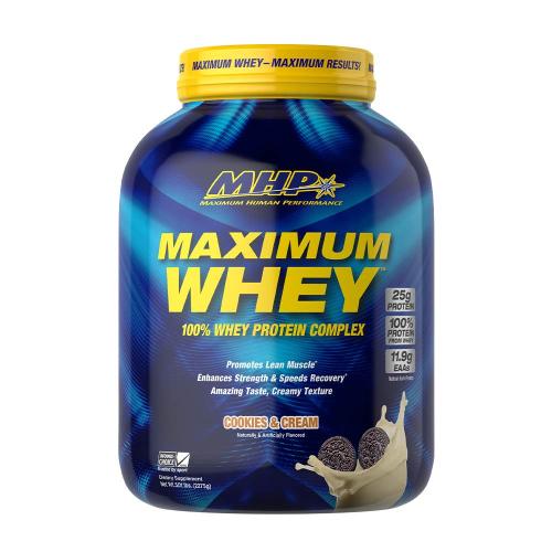 MHP Maximum Whey - 100% syrovátkový protein (2275 g, Čokoládové sušenky a krém)