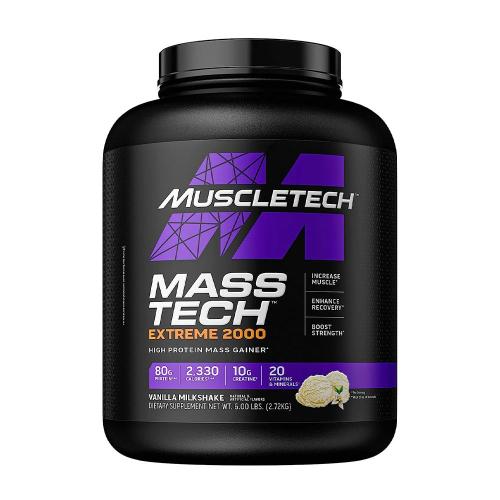 MuscleTech Mass-Tech Extreme 2000 - Mass-Tech Extreme 2000 (2.72 kg, Vanilkový koktejl)