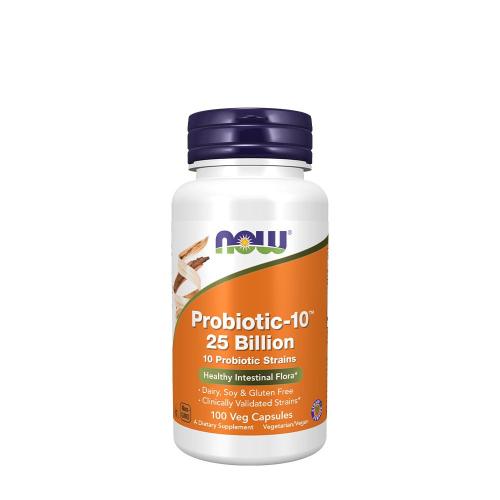 Now Foods Probiotic-10™ 25 miliard (100 Veg Kapsla)