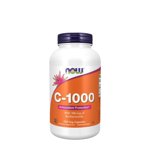 Now Foods Vitamin C 1000 mg tobolky s bioflavonoidy (250 Kapsla)