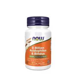   Now Foods 8 miliard Acidophilus & Bifidus - probiotika (60 Veg Kapsla)
