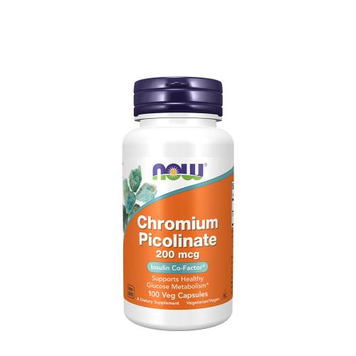 Now Foods Pikolinát chromu 200 mcg (100 Veg Kapsla)