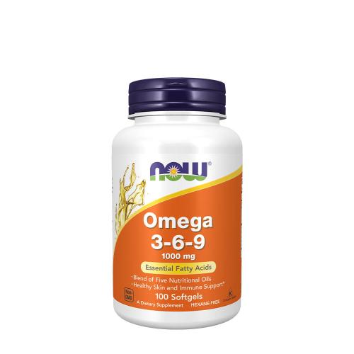 Now Foods Omega 3-6-9 1000 mg (100 Měkká kapsla)