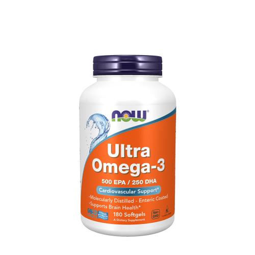 Now Foods Ultra Omega-3 rybí olej (180 Měkká kapsla)