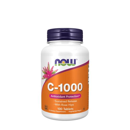 Now Foods Vitamin C 1000 mg se šipkami (100 Tableta)