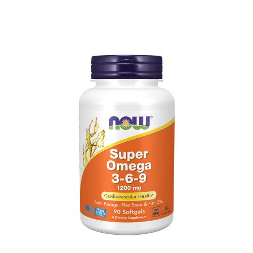 Now Foods Super Omega 3-6-9 1200 mg (90 Měkká kapsla)