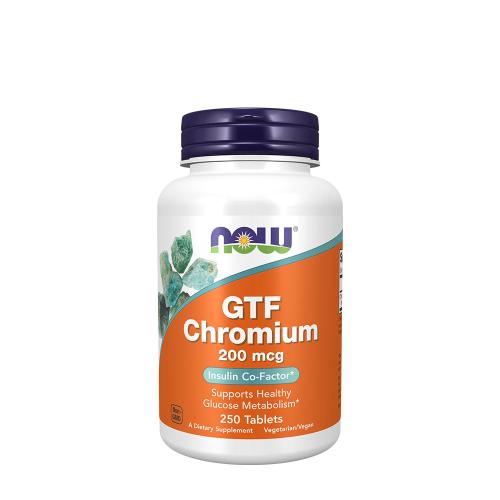 Now Foods GTF Chrom - chelát chromu bez kvasnic (250 Tableta)
