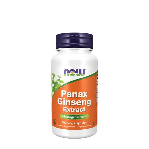Now Foods Panax Ginseng 500 mg - extrakt z kořene ženšenu (100 Kapsla)
