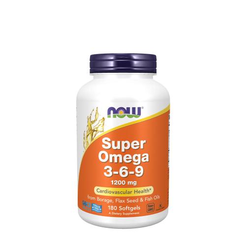 Now Foods Super Omega 3-6-9 1200 mg (180 Měkká kapsla)