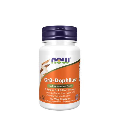 Now Foods Gr8-Dophilus™ - Podpora trávení (60 Veg Kapsla)