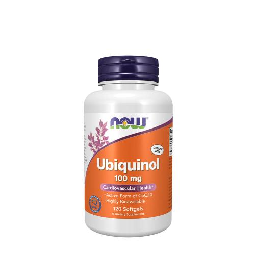 Now Foods Ubichinol 100 mg  - neutralizátor volných radikálů (120 Měkká kapsla)