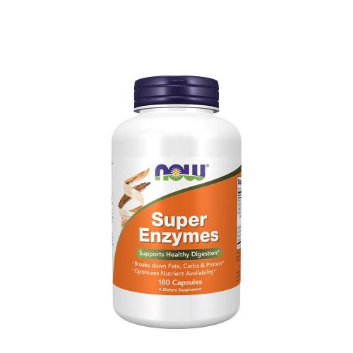 Now Foods Super enzymy - směs trávicích enzymů (180 Kapsla)