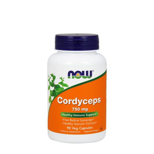 Now Foods Výtažek z houby Cordyceps 750 mg (90 Veg Kapsla)
