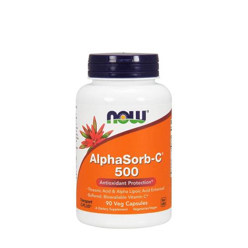 Now Foods Pufrovaný, bioaktivní vitamin C AlphaSorb-C™ 500 mg (90 Veg Kapsla)
