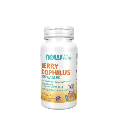 Now Foods BerryDophilus™ - Probiotické žvýkací tablety pro děti (60 Žuvacia tableta)