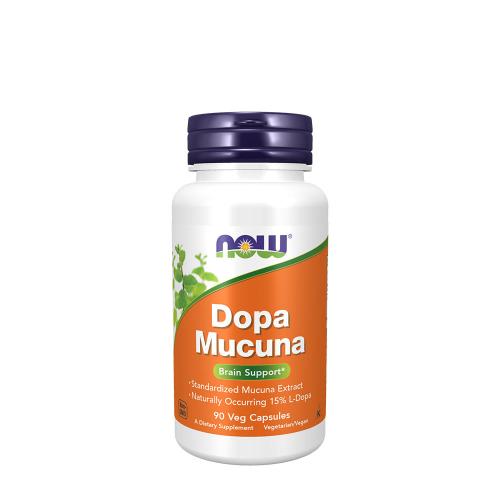 Now Foods DOPA Mucuna - kapsle stimulující mozek s extraktem L-Dopa (90 Veg Kapsla)