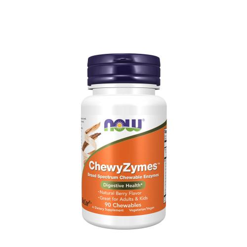 Now Foods ChewyZymes™ Trávicí enzym  (90 Žuvacia tableta)