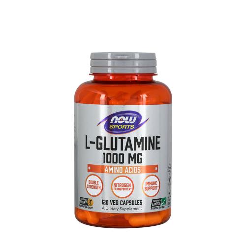 Now Foods Extra silný L-glutamin 1000 mg (120 Veg Kapsla)