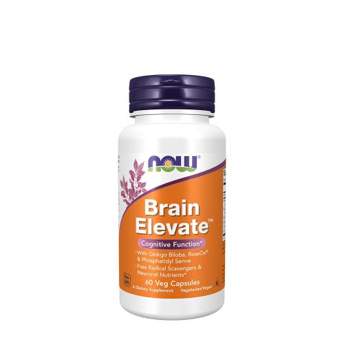 Now Foods Brain Elevate pre podporuň mozkových funkcí  (60 Veg Kapsla)