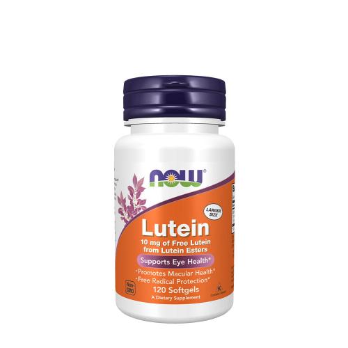 Now Foods Lutein 10 mg Přírodní rostlinný extrakt (120 Měkká kapsla)