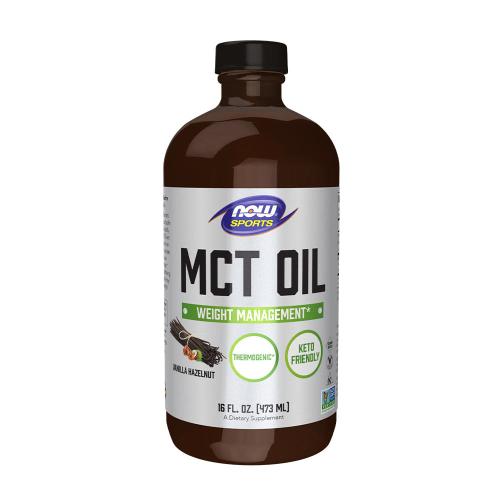 Now Foods Olej MCT (473 ml, Vanilkový oříšek)