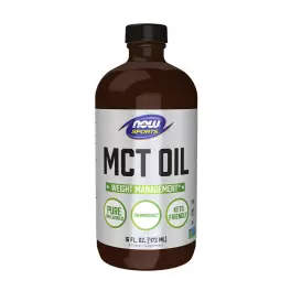 Now Foods Olej MCT (473 ml, Bez příchutě)