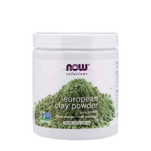 Now Foods Evropský jílový prášek - čistící prostředek na obličej v prášku (397 g)