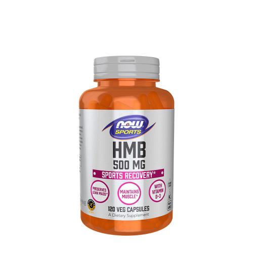 Now Foods HMB 500 mg - beta-hydroxy-beta-methylbutyrát (120 Veg Kapsla)