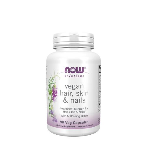Now Foods Vegan vitaminy na vlasy, pokožku a nehty (90 Veg Kapsla)
