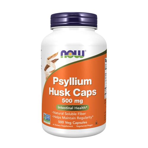 Now Foods Psyllium Husk - slupka ze semen jitrocele 500 mg (500 Veg Kapsla)