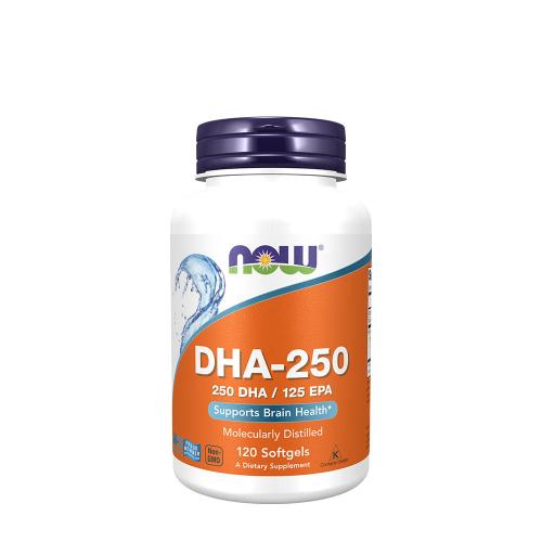 Now Foods DHA-250 - Omega-3 mastné kyseliny (120 Měkká kapsla)
