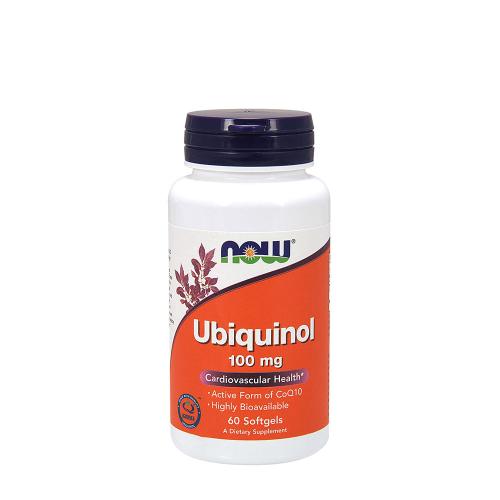 Now Foods Ubichinol 100 mg  - neutralizátor volných radikálů (60 Měkká kapsla)