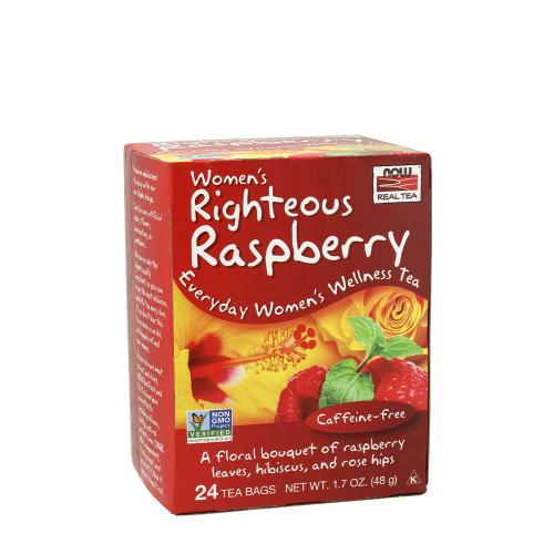 Now Foods Righteous Raspberry Dámský osvěžující čaj  (48 g)