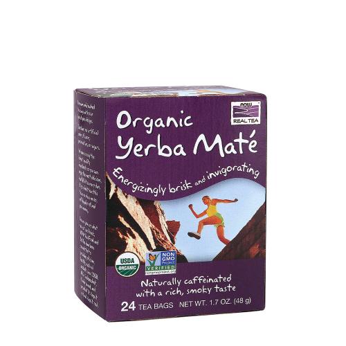 Now Foods Yerba Maté Energizující a povzbuzující čaj  (24 Teafilter)