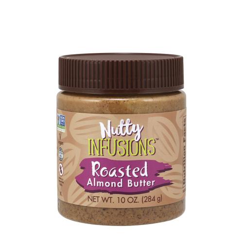 Now Foods Pražené mandlové máslo Nutty Infusions™ (284 g, Nadýchané mandlové máslo)