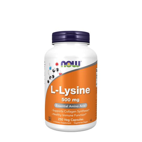 Now Foods L-Lysin 500 mg (250 Veg Kapsla)