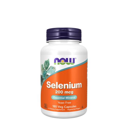 Now Foods Selen 200 mcg (180 Veg Kapsla)