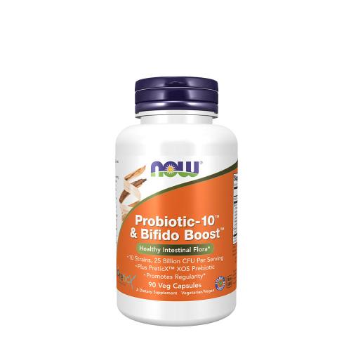 Now Foods Probiotické kapsle Probiotic-10 & Bifido Boost (90 Veg Kapsla)