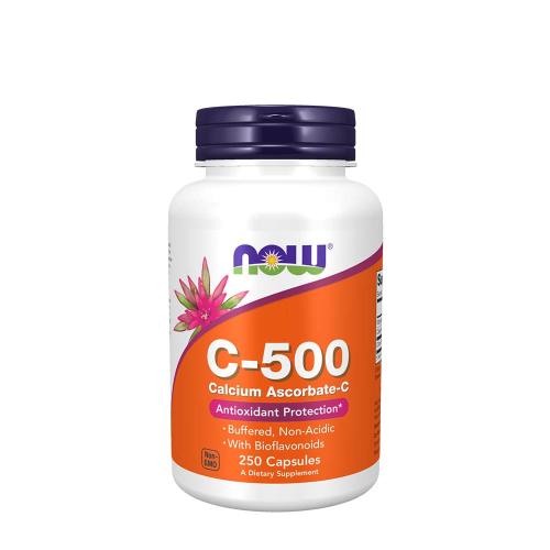 Now Foods Vitamin C-500 askorbát vápenatý-C (250 Veg Kapsla)