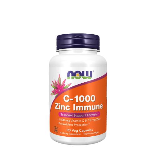 Now Foods C-1000 Zinc Immune  (90 Veg Kapsla)