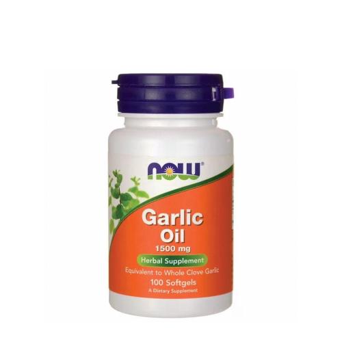 Now Foods Česnekový olej 1500 mg  - Garlic Oil 1500 mg  (100 Měkká kapsla)