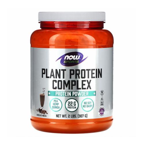 Now Foods Komplex rostlinných bílkovin - Plant Protein Complex (907 g, Chocolate Mocha)