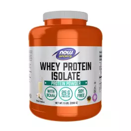   Now Foods Izolát syrovátkové bílkoviny - Whey Protein Isolate (2268 g, Krémová vanilka)