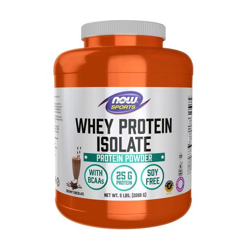 Now Foods Izolát syrovátkové bílkoviny - Whey Protein Isolate (2268 g, Čokoláda)