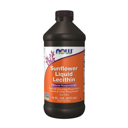 Now Foods Slunečnicový tekutý lecitin - Sunflower Liquid Lecithin (473 ml)