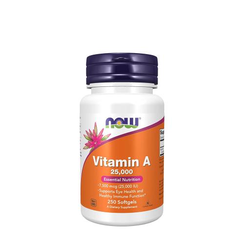 Now Foods Vitamin A 25000 IU - Vitamin A 25000 IU (250 Měkká kapsla)