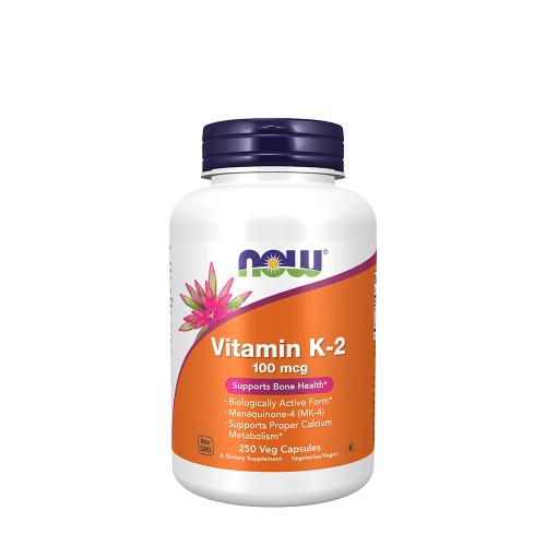 Now Foods Vitamin K2 100 mcg (250 Veg Kapsla)