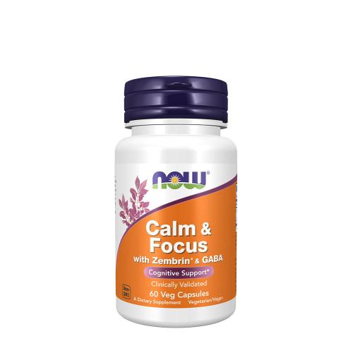 Now Foods Calm & Focus with Zembrin® & GABA (60 Veg Kapsla)